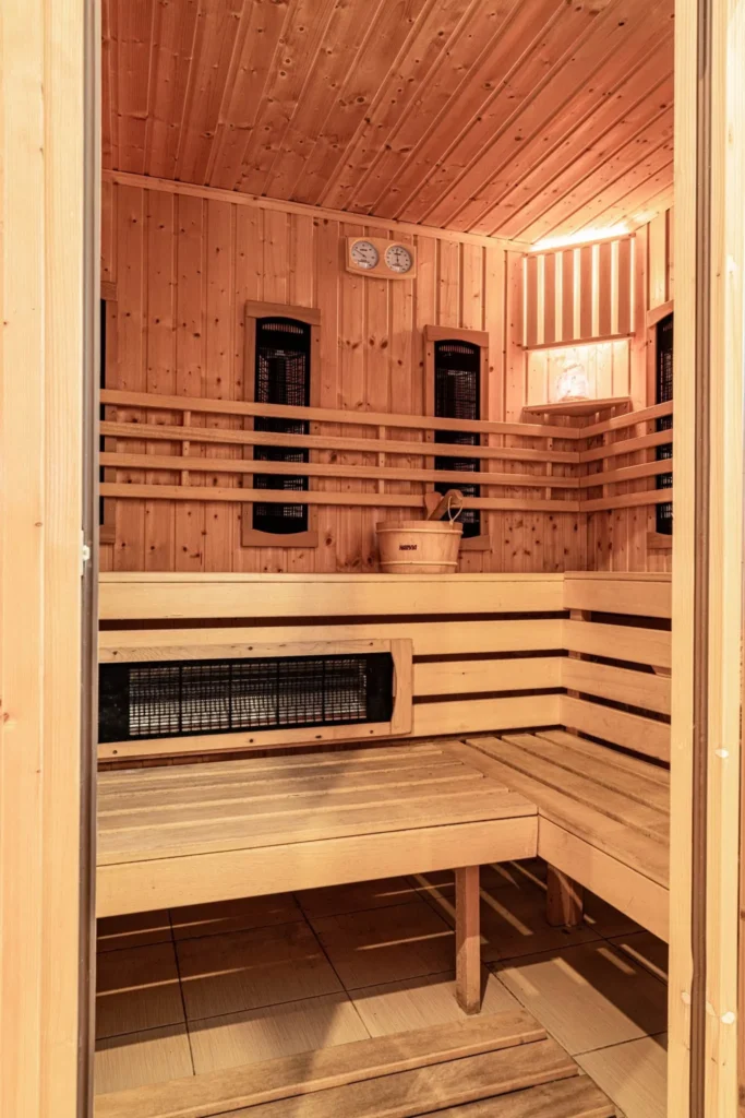 Sauna i strefa relaksu w Domu Wczasowym Bernadeta